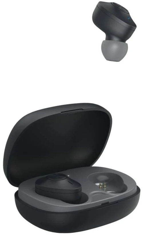 Ακουστικά Bluetooth Hama Freedom Buddy Μαύρο Γκρι (x1) S0450928