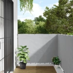 Περίφραξη Κήπου Προστατευτική Γκρι 400x120 εκ. από PVC Γκρι 4005493