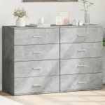 Βοηθητικά Ντουλάπια 2τεμ. Γκρι Σκυρ. 60x39x80εκ. Επεξεργ. Ξύλο Γκρι 3276626