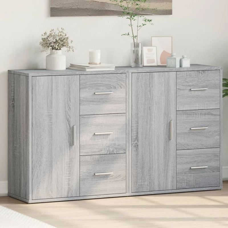 Βοηθητικά Ντουλάπια 2 τεμ. Γκρι Sonoma 60x31x70 εκ. Επεξ. Ξύλο Γκρι 3276558