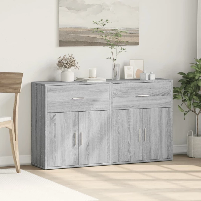 Βοηθητικά Ντουλάπια 2 τεμ. Γκρι Sonoma 60x31x70 εκ. Επεξ. Ξύλο Γκρι 3276551