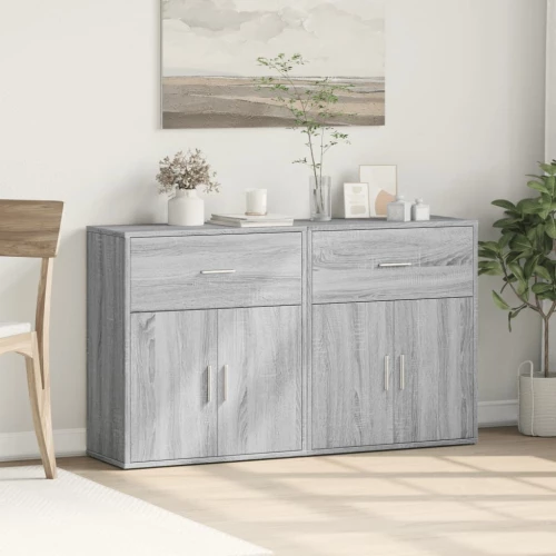 Βοηθητικά Ντουλάπια 2 τεμ. Γκρι Sonoma 60x31x70 εκ. Επεξ. Ξύλο Γκρι 3276551