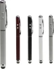 Stylus Touch Pen με Φακό 4 σε 1 Μαύρο