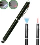 Stylus Touch Pen με Φακό 4 σε 1 Μαύρο