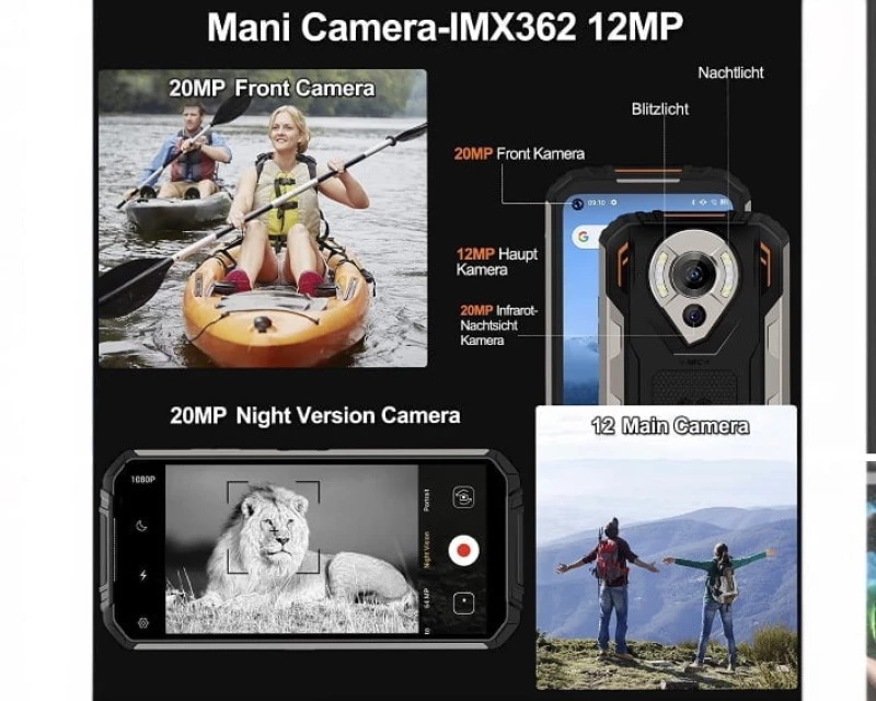 Oukitel WP16 (8GB/128GB) Μαύρο