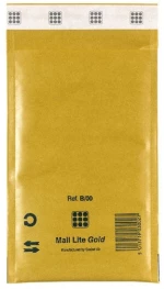 Φάκελα ενισχυμένα Β 12x21cm, πακέτο 10 τεμαχίων
