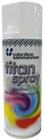 Acrylic Colour Spray TITAN 400ml κίτρινο