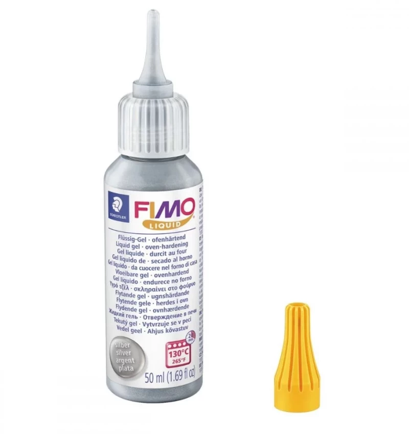 FIMO LIQUID GEL SILVER 50ml, 8050- 81