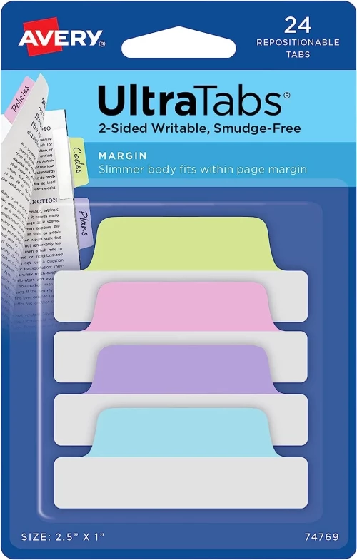 Σελιδοδείκτες σκληροί AVERY ULTRA TABS