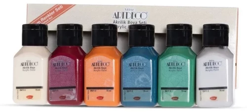 Ακρυλικά χρώματα ARTDECO Bohem 6x75ml