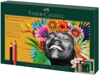 Κασετίνα FABER CASTELL POLYCHROMOS + PITT GRAPHITE MATT 50 τεμαχίων