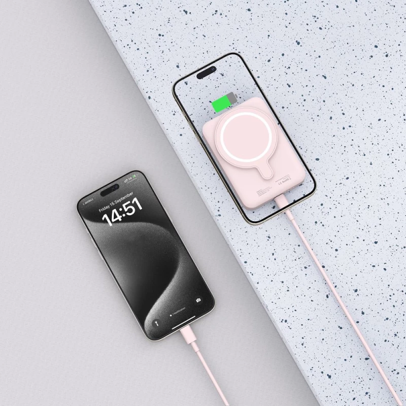 Tech-Protect PB11 LifeMag MagSafe Power Bank 10000mAh 15W Pink