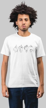 Beatles Caricature T-shirt - BLACK