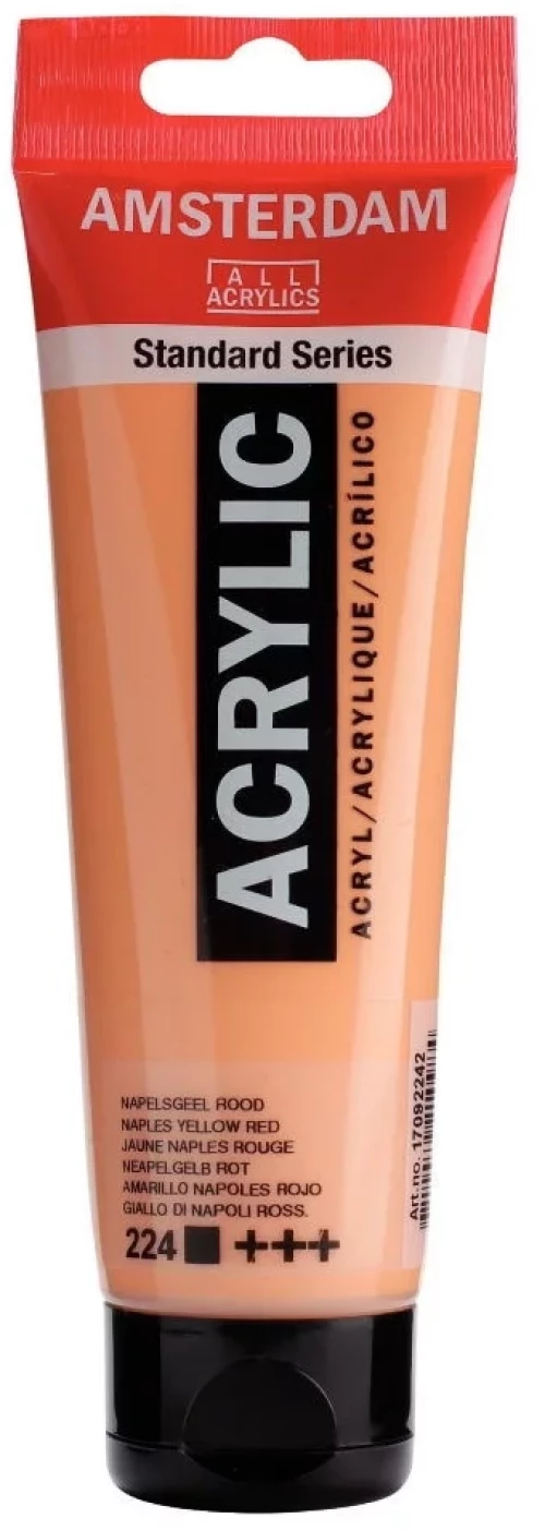 Ακρυλικό AMSTERDAM TALENS NAPLES YELLOW RED 224