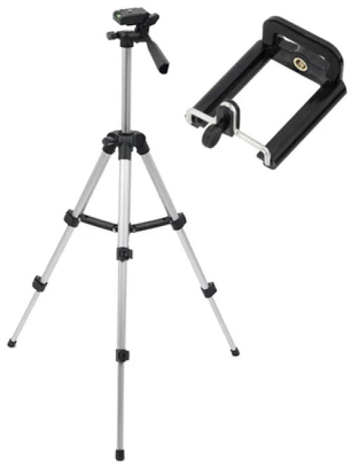 Τρίποδο φωτογράφισης ST5B, πτυσσόμενο, 33-106cm, μαύρο/ασημί
