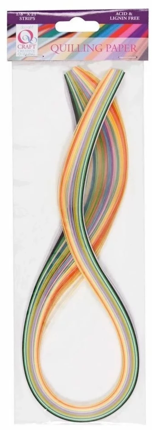 Λωρίδες QUILLING MIX PASTEL DOCRAFTS 873103