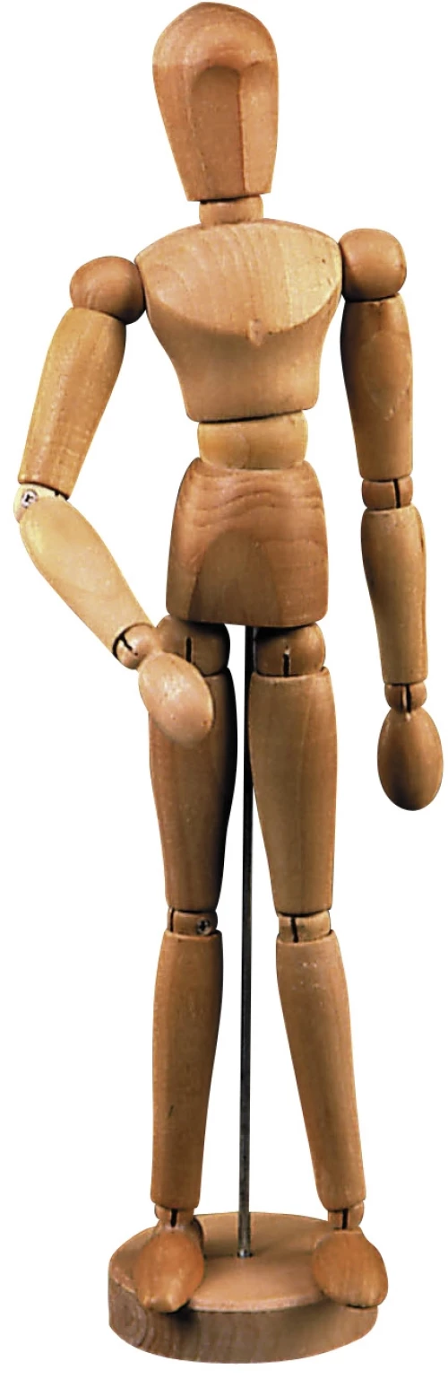 Μανεκέν ζωγραφικής ξύλινο ύψους 40cm