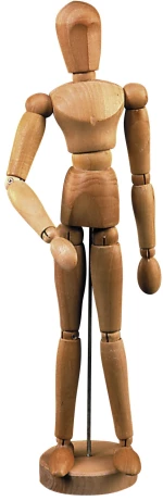 Μανεκέν ζωγραφικής ξύλινο ύψους 40cm