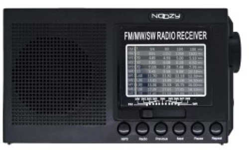 Noozy DRB02 Φορητό Ραδιόφωνο με 3,5mm, microSD και USB με Τροφοδοσία ή Μπαταρία Υποστηρίζει Φόρτιση