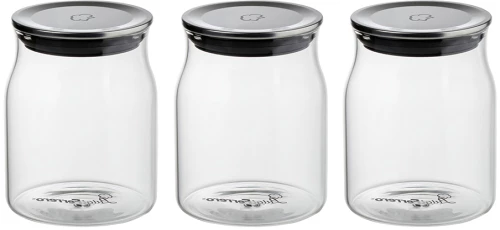 Luigi Ferrero Vienna FR-4137 Βάζο σετ 3 τμχ Διάφανο 700ml