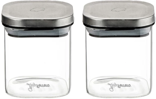 Luigi Ferrero Rome FR-8235 Βάζο σετ 2 τμχ Διάφανο 350ml