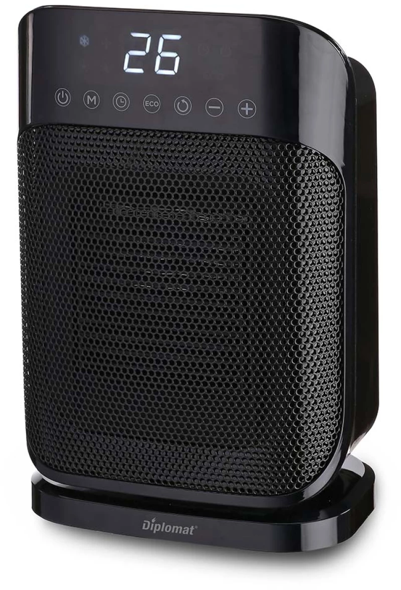 Diplomat P18 Κεραμικό Αερόθερμο Δαπέδου 1800W, Μαύρο