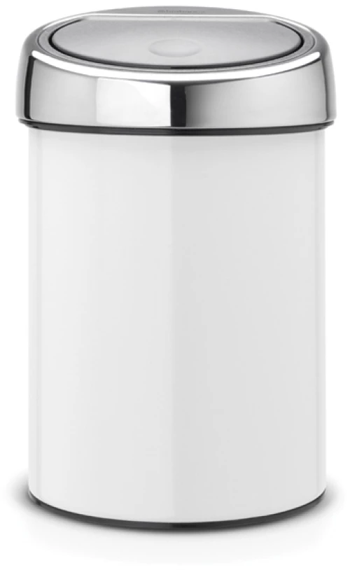 Brabantia 647216 Καλαθάκι Μπάνιου Touch Bin 3L, White