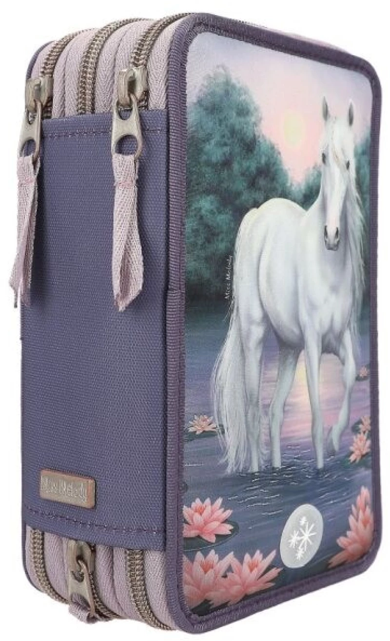 Miss Melody - Triple Pencil Case Searoses LED ( 0412947 ) / Toys