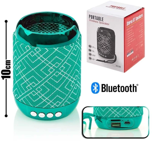 Φορητό Ηχείο Bluetooth Τυρκουάζ