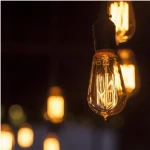 4W ST64 LED ART FILAMENT BULB-AMBER GLASS 1800K E27