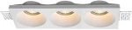 V-TAC Γύψινη Χωνευτή Βάση Σποτ για 3xGU10 LED Ορθογώνια Άσπρη 6765