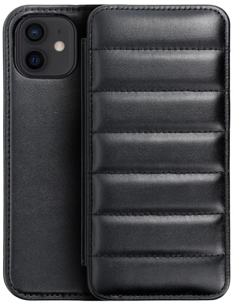 APPLE iPhone 14 Pro Max - ΘΗΚΗ BOOK STYLE PUFFER ΜΑΓΝΗΤΙΚΗ ΜΑΥΡΗ