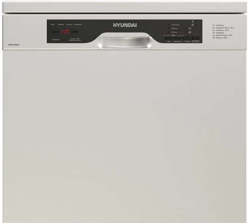 Hyundai HDW19-6060/X Ελεύθερο Πλυντήριο Πιάτων για 12 Σερβίτσια Π59.8xY85εκ. Inox, A++