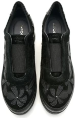 Sneakers Γυναικεία Cream 49 σε δέρμα σουέτ