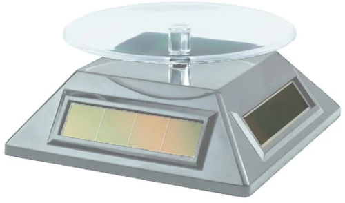 Solar Display Stand Mini Silver
