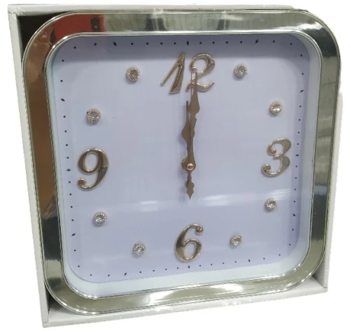Ρολόι τοίχου - 706DZK - 131182 - Silver