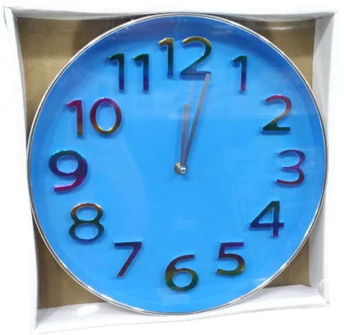 Ρολόι τοίχου - 615C - 124191 - Blue