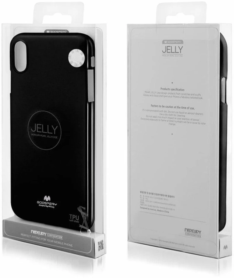 APPLE iPhone 14 Pro Max - ΘΗΚΗ ΣΙΛΙΚΟΝΗΣ MERCURY JELLY ΜΑΥΡΗ