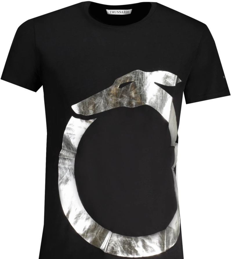 Trussardi Jeans - Ανδρικό T-Shirt TRU2MTS01-05BLKS Μαύρο