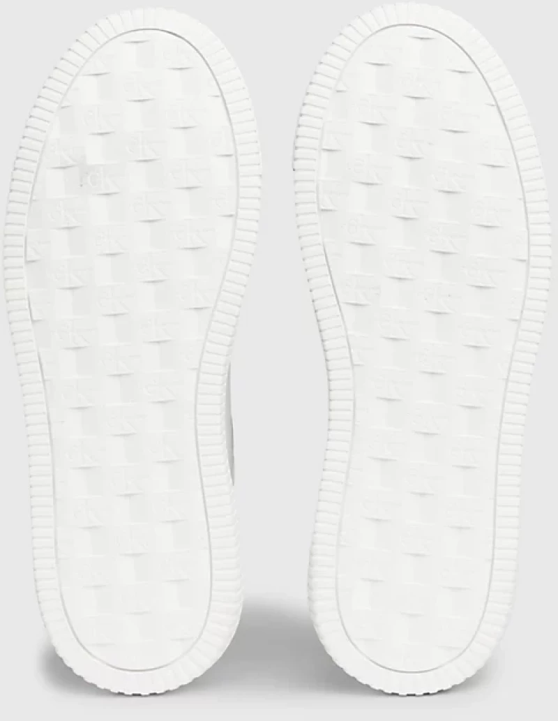 Calvin Klein - Cupsole Lth Ανδρικά Chunky Sneakers YM0YM00897-0LG Λευκό