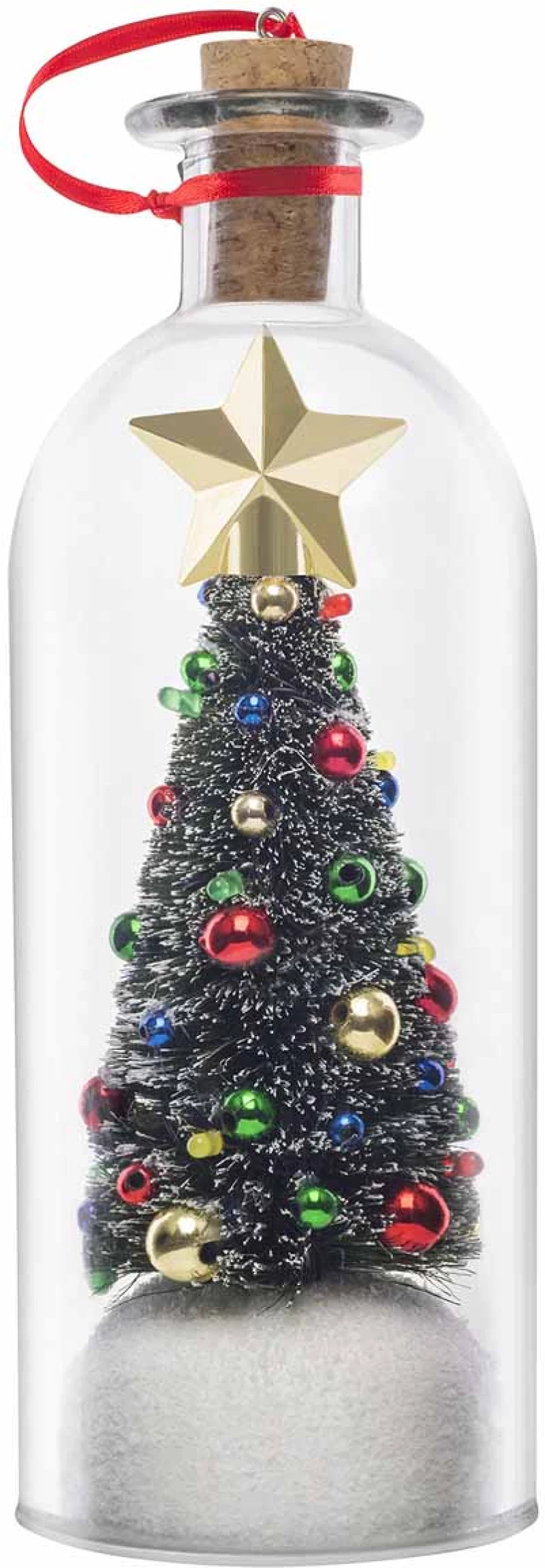 Mr.Christmas διακοσμητικό μπουκαλάκι με μουσική και φως 20 εκ
