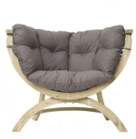 Πολυθρόνα Siena Uno σε απόχρωση taupe 119x94x59 εκ