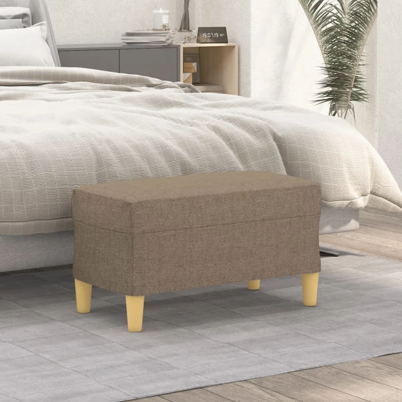 Πάγκος Taupe 70 x 35 x 41 εκ. Υφασμάτινος