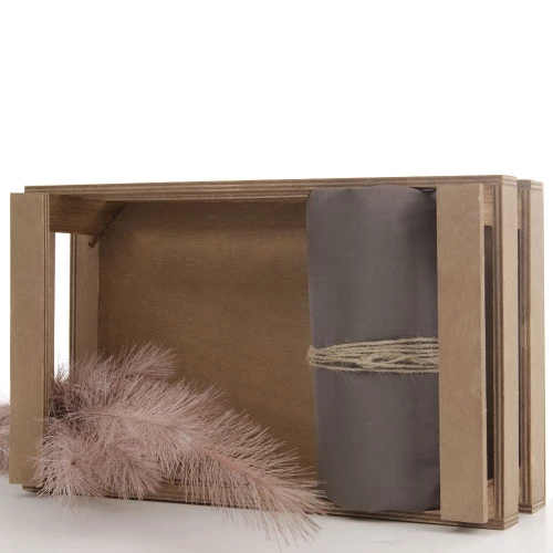 Madonna σετ κουβερλί μονόχρωμο καφέ 220x240 εκ