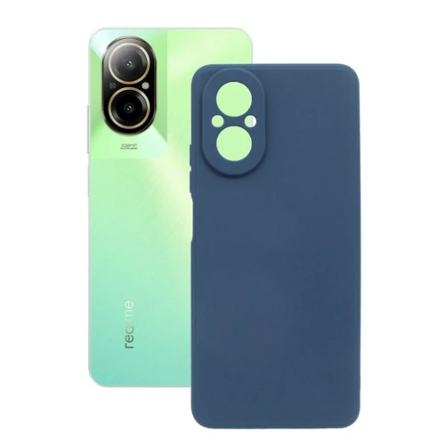 Techwave Matt case for Realme C67 4G navy blue