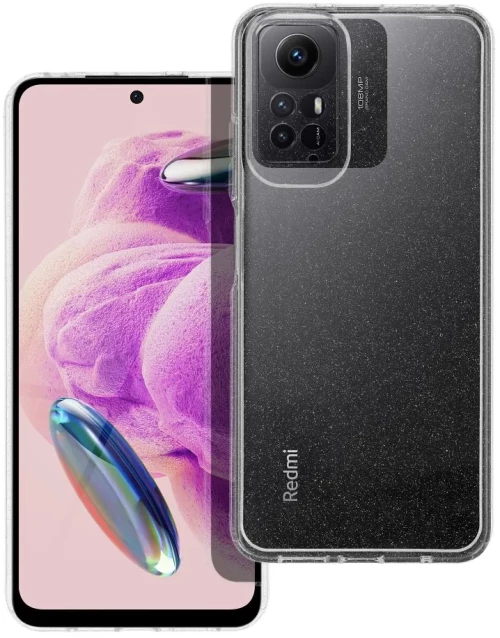 TechWave Glam case for Xiaomi Redmi Note 12S transparent