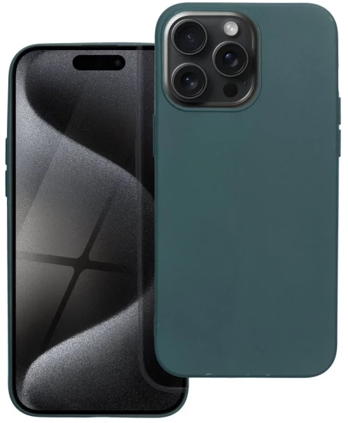 TechWave Matt case for iPhone 15 Pro forest green