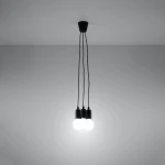 Κρεμαστό φωτιστικό Diego 3,PVC,3xE27/60w