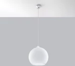 Κρεμαστό φωτιστικό Ball 1,λευκό,1xE27/60w