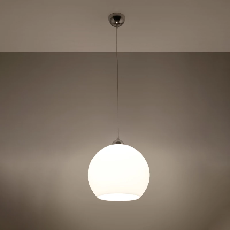 Κρεμαστό φωτιστικό Ball 1,λευκό,1xE27/60w